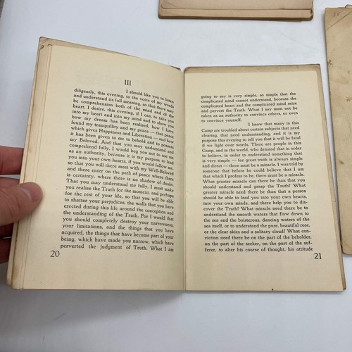 4 Lot Pamphlets Poetry Talks by J. Krishnamurti 1920s 1930s Ojai CA Acceptable - Picture 12 of 15