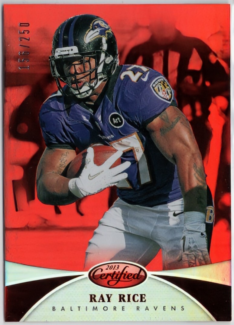 2013 Panini Certified Mirror Red Ray Rice Card #4 /250
