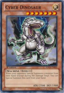 Cyber Dinosaur - SDCR-EN009 - Common - 1st Edition x3 - Near Mint