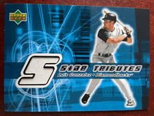2002 UPPER DECK ROOKIE UPDATE STAR TRIBUTES - LUIS GONZALEZ #ST-LG DIAMONDBACKS