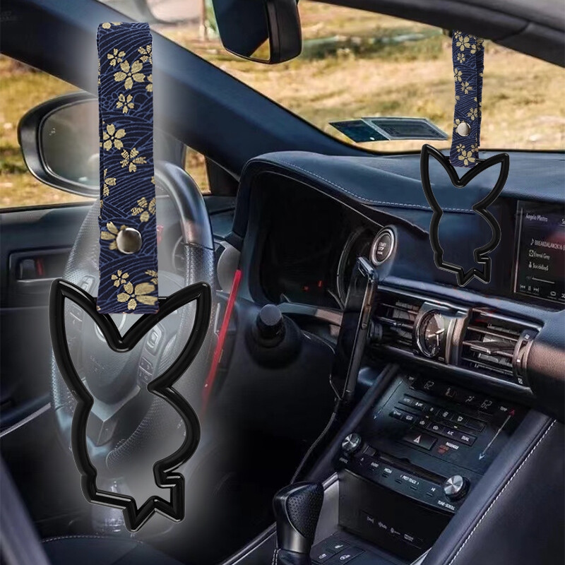 ストラップ BLACK RABBIT Black Rabbit JDM Ring Tsurikawa Subway Car Handle Strap