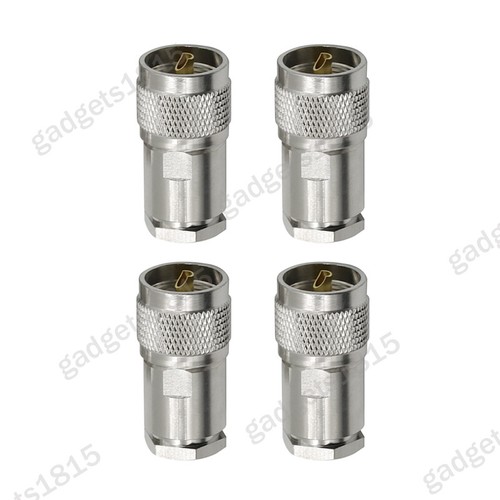 2/4/10Set UHF PL-259 maschio morsetto tipo connettore RF per filo coassiale RG8/RG213/LMR400 - Foto 9 di 10