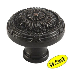 *25 Pack* Cosmas Oil Rubbed Bronze Cabinet Knobs #9460ORB