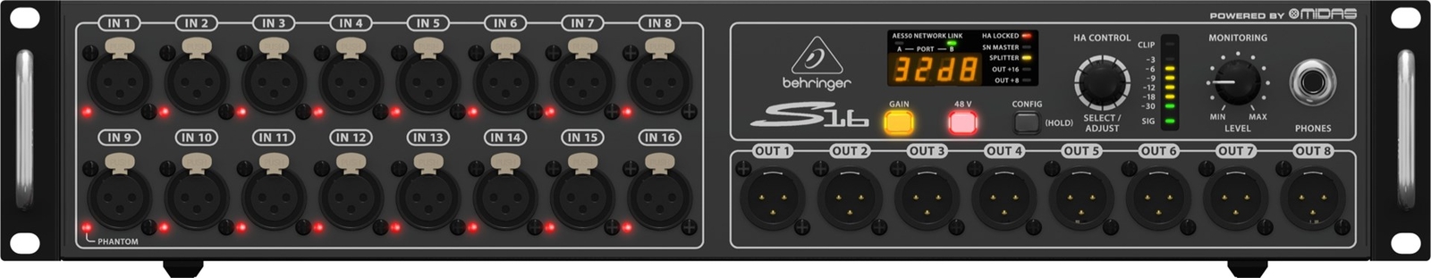 4033653012805 Аудиомодуль Behringer Digital Snake S16 от Behringer 145990₽