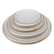 1pcs 4"-8" inch Speaker Grill Cover Metal Mesh Grille Decorative Circle Gold8