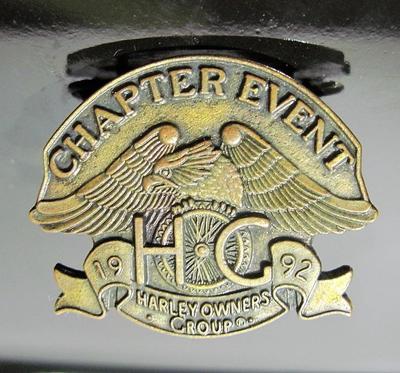 Harley Owners Group(HOG) 1992 Chapter Event Pinback/Jacked Pin
