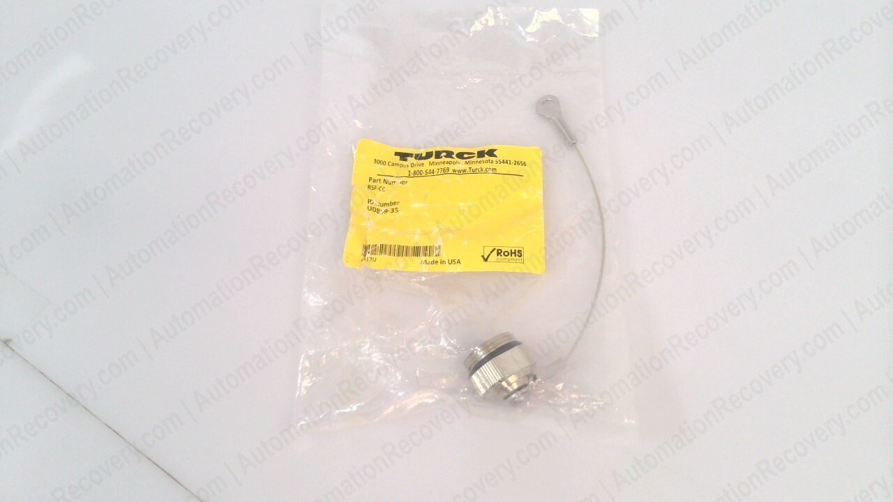 TURCK RSF-CC, MINIFAST CLOSURE/DUST CAP, U0899-35, NEW #335527