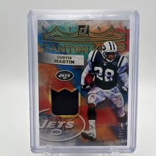 2022 Donruss Curtis Martin Canton Kings Patch #/199 New York Jets
