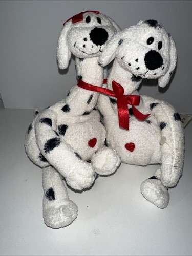 Pair Of SETSU Bestever Dalmation Plush Stuffed Animal Puppy/Dogs Rare/HTF EUC - Picture 6 of 9