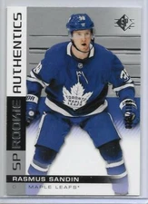 RASMUS SANDIN 2019-20 UD SP/ROOKIE AUT. SILVER SSP INSERT RC/#720/1199/CAPITALS