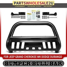 2.5 Black Bull Bar Bumper Grille Guard For Jeep Grand Cherokee Dodge Durango