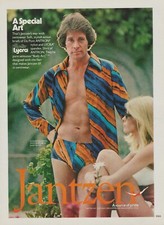 1977 Jantzen Swimwear - Swimsuit Bikini Couple Models - Magazine Print Ad Photo