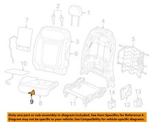 CHRYSLER OEM 15-22 Renegade Front Seat Components-Seat Cushion Pad 68284357AA