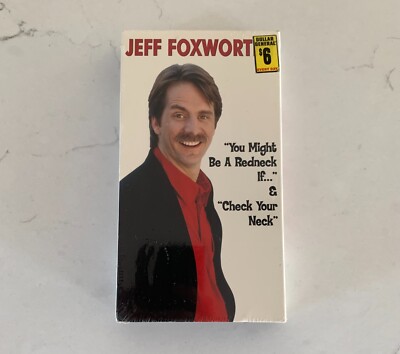 Jeff Foxworthy: You Might Be A Redneck If & Check Your Neck VHS NEW SEALED