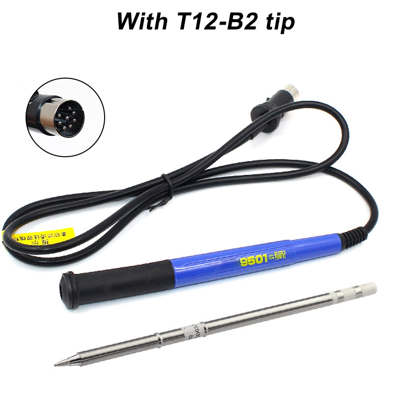 ぽん助 FX-9501 8-core Soldering Iron Handle T12 Tips Kit For HAKKO
