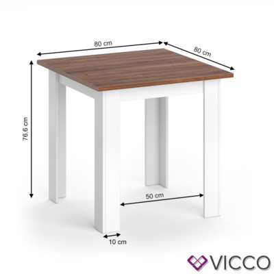 Table de salle à manger / Table de repas Gris béton | Leroy Merlin