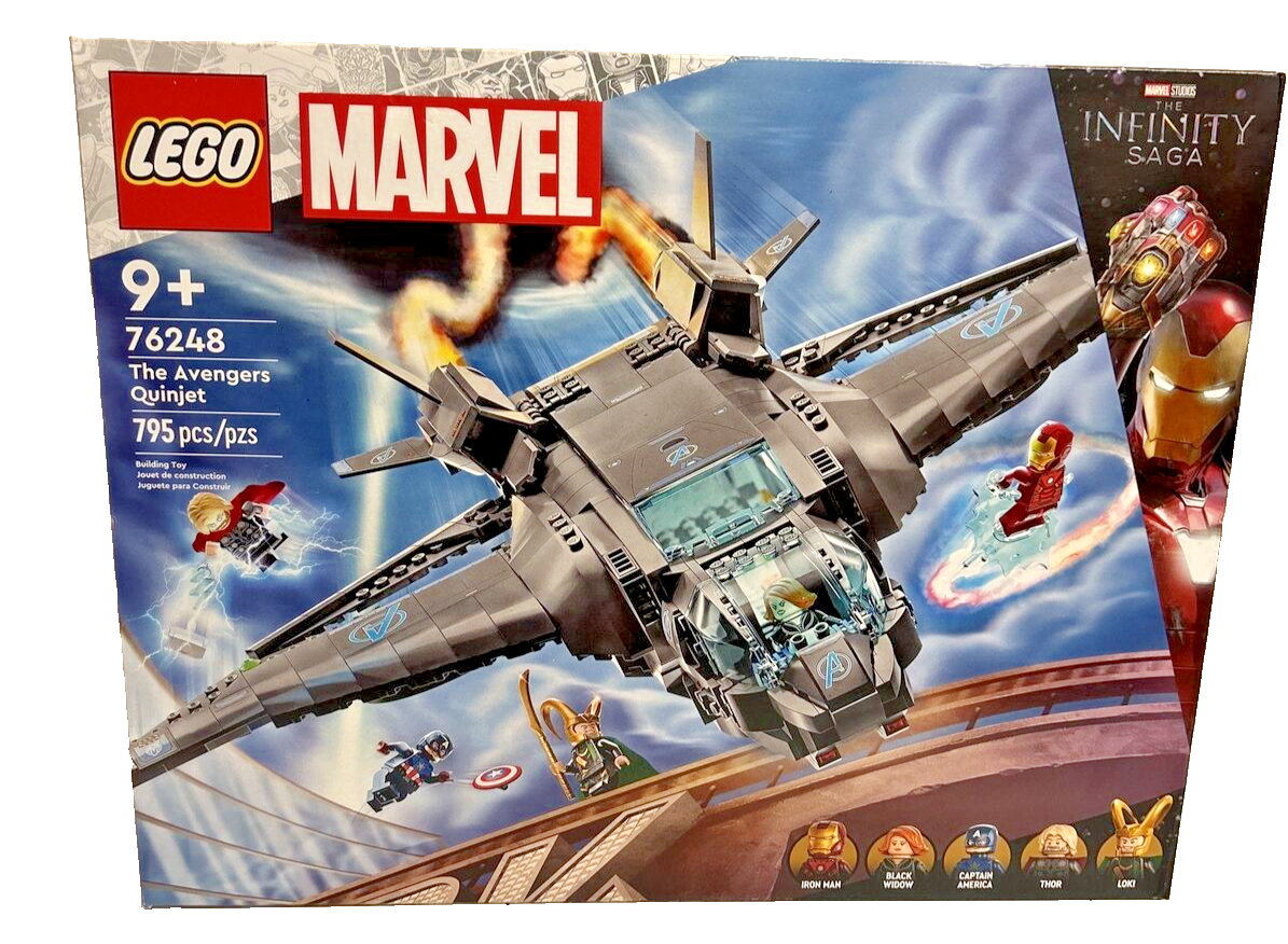 Marvel Lego Avengers Quinjet # 76248 795 Pieces New in Box