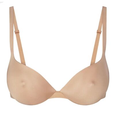 NWT Skims Ultimate Bra Nipple Push-up Bra Clay / 34DD