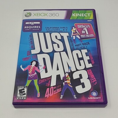 Just Dance 3 (Microsoft Xbox 360, 2011) Kinect - Manual Included