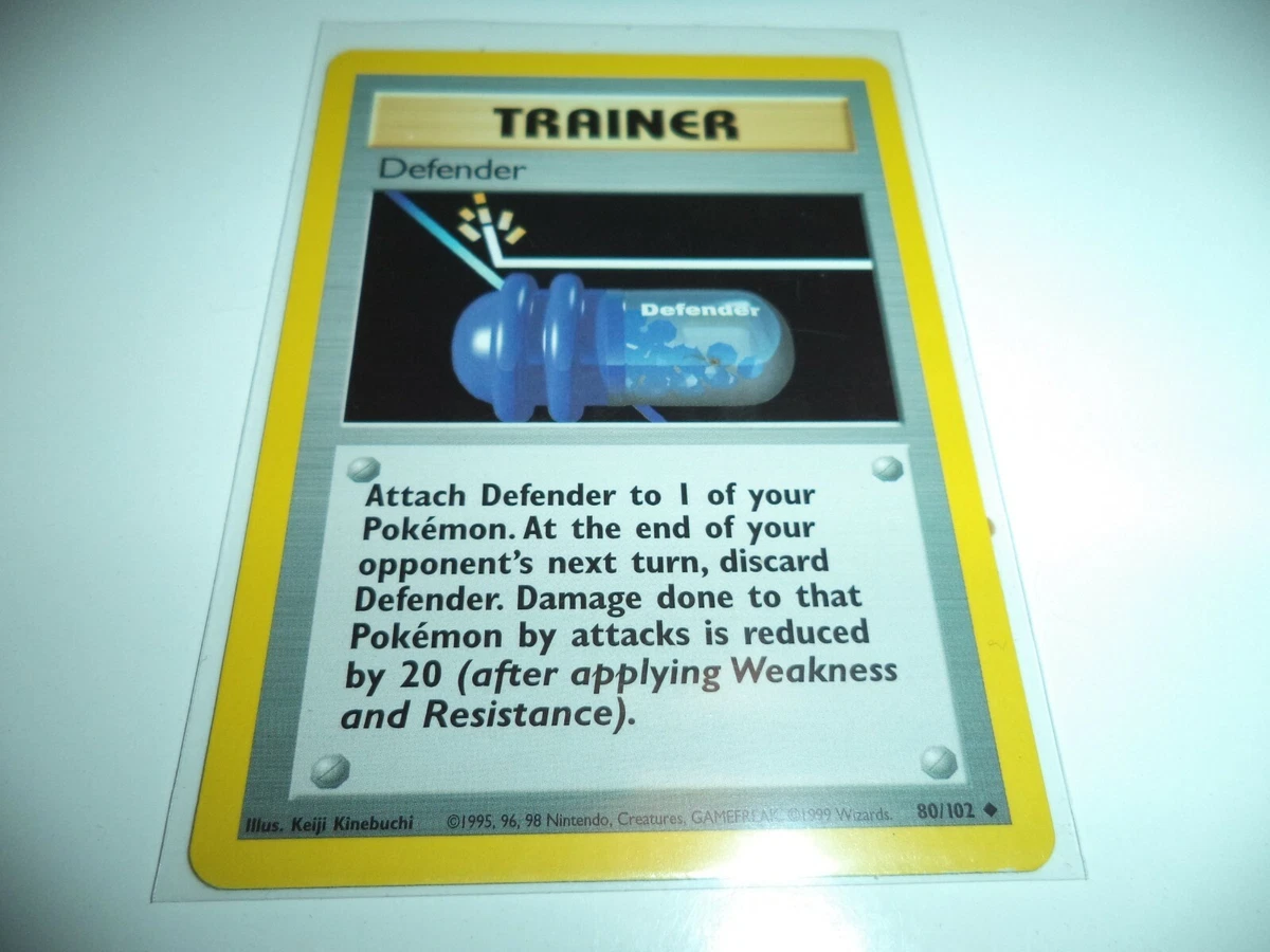 (B4X) POKÉMON BRITISH BASE SET 1999 TRAINER 80/102 IN GOOD CONDITION