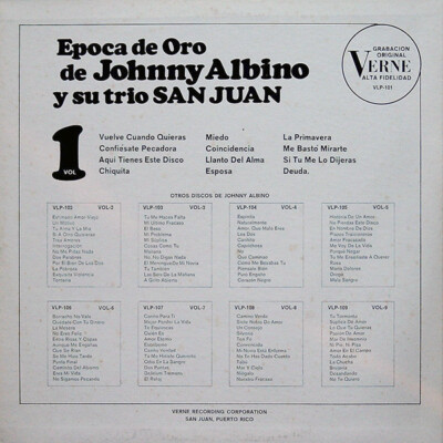 【中古】 Epoca De Oro JohnnyAlbino Johnny Albino - Epoca De Oro De Johnny Albino Y Su Trio San Juan