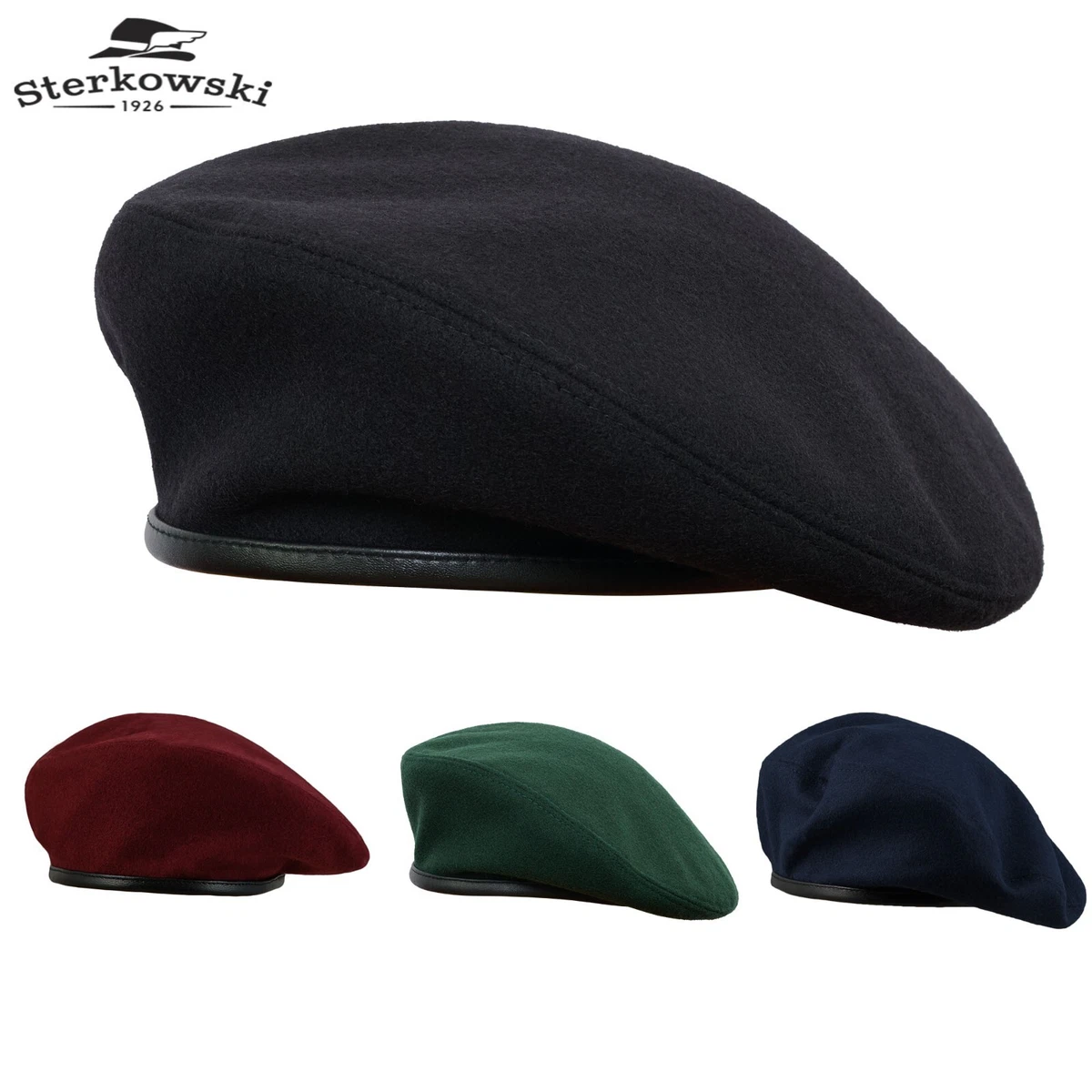 Dominion Classic Knit Beret Cap/Hat How to Knit: Top Down Beret. With various bands. Step by  main image 2