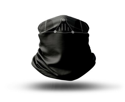 Waschbar Stoff-gesichtsmaske Mit Einzigartigem Aufdruck Darth Vader Design