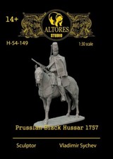 ALTORES STUDIO PRUSSIAN BLACK HUSSAR scale 60 mm Resin