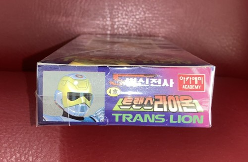 Trans Tody & Five Heros “TRANS LION” Sofubi Toy Figure VTG Korea Academy Korean - Picture 9 of 9