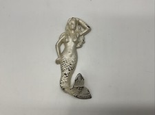 Cast Iron Mermaid Hook Wall Hanger Decor Beach Nautical Towel Holder Wall Decor