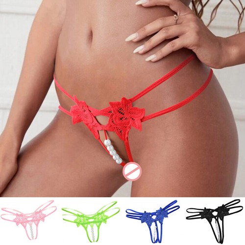 Sexy Perlen-Tanga Für Damen Erotische Spitzenhöschen Dessous K - Bild 18 von 27