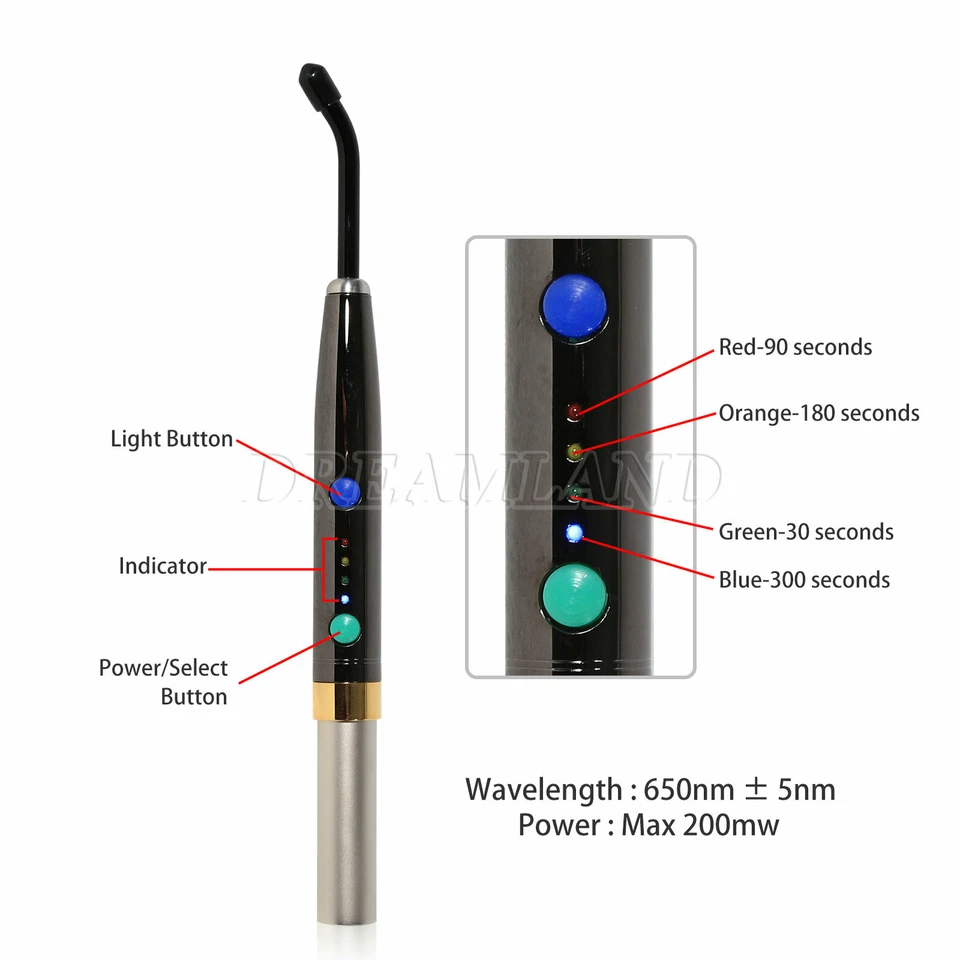 Dental Diode Laser System Cordless Wireless laser Pen soft tissue Perio Endo USA - Image 4 of 4