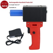 Rechargeable Handheld Tesla Coil Mini Arc Generator with 10cm/3.9" Arc Charger