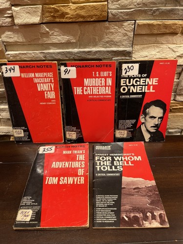 Lot of 5 Monarch Notes- 1964- 1965 - Picture 1 of 6