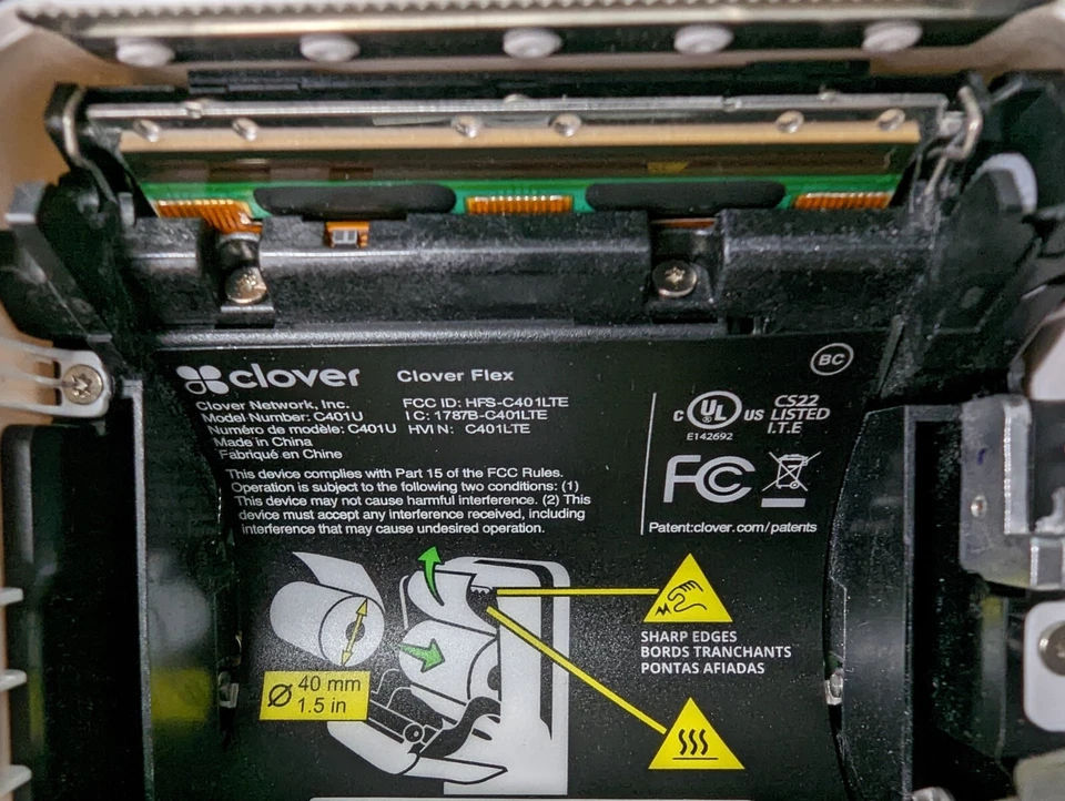 Clover Flex C401U Wireless Credit Card - Image 2 of 4