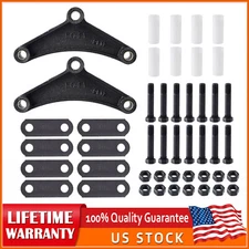 SPARKWHIZ Tandem Trailer Axle Shackle Kit Heavy Duty For Double Eye Spring US