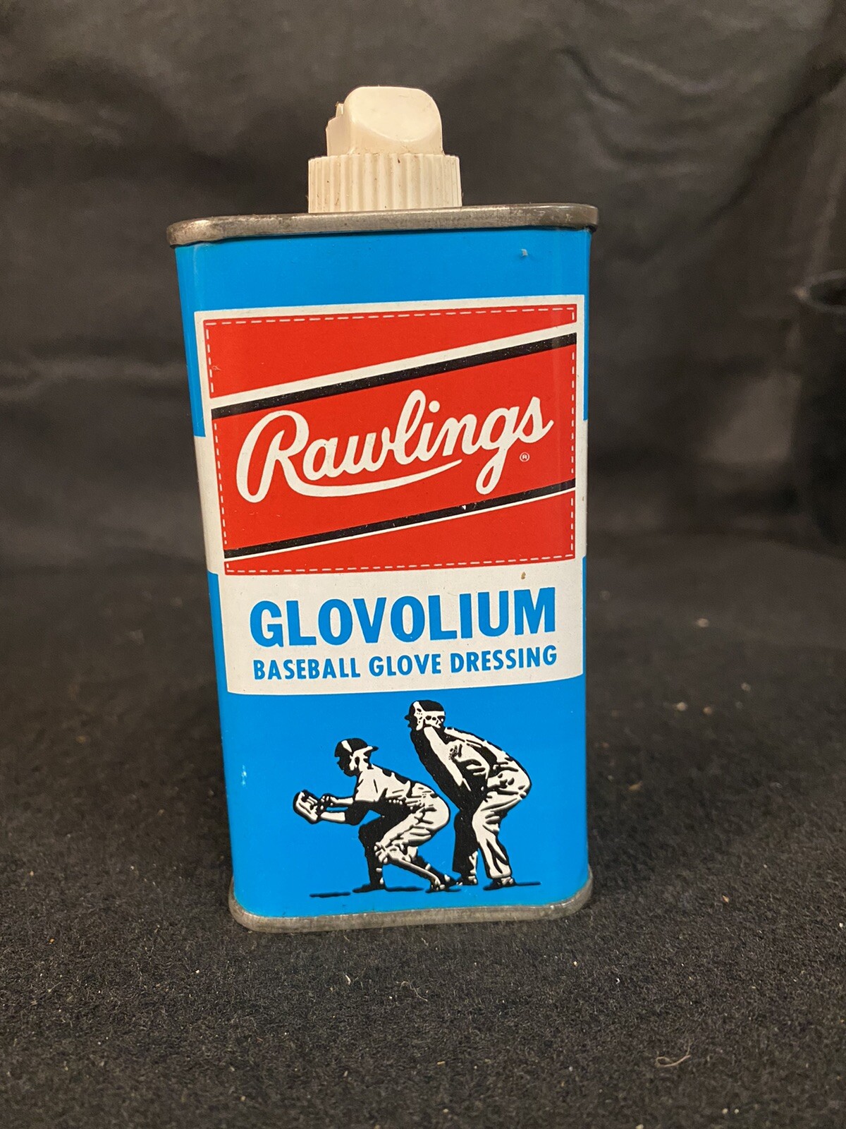 Rawlings Glovolium Baseball Glove Oil Oiler Tin Can handy oiler Full