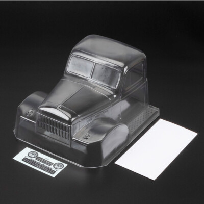 1/10 Dodge Power Wagon Cab PC Clear Body for RC Crawler Axial