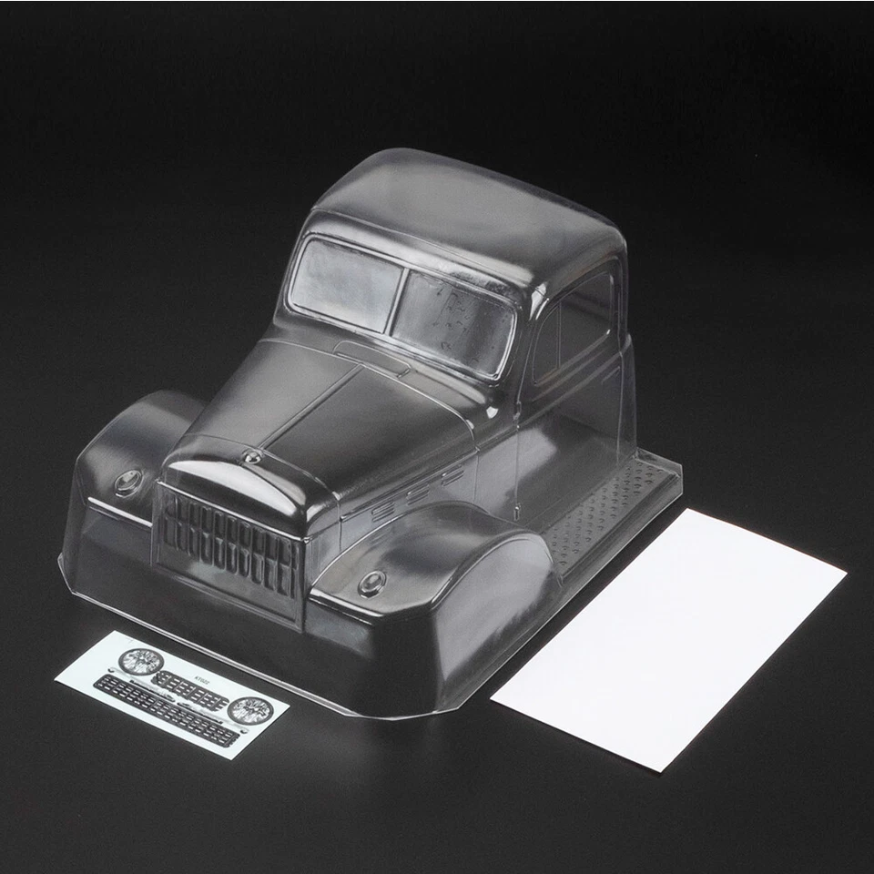1/10 Dodge Power Wagon Cab PC Clear Body for RC Crawler Axial SCX10 TRX4 YIKONG - Image 2 of 4