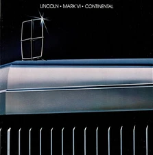 1983 Lincoln Mark VI Continental Limousine Deluxe Sales Brochure