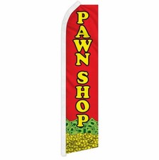 "PAWN SHOP" advertising super flag swooper banner business sign consignment sell