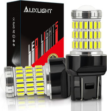 7440 7443 T20 LED Bulbs Xenon White 60-SMD Ultra Bright 2 Pack