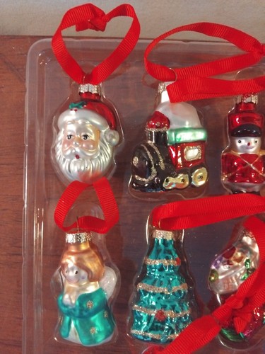 GLAS CHRISTBAUMSCHMUCK X12 GEBRAUCHT - Bild 3 von 14