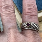 18K & Sterling Lorenzo Designer Ruby Ring — photo 3