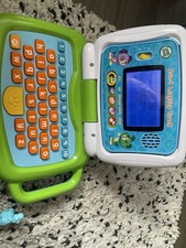 LeapFrog 2-in-1 Leaptop Touch Laptop Green, Educational Tablet for Kids