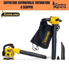 Soffiatore aspirafoglie a scoppio aspira raccogli foglie aspiratore trituratore