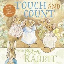 TOUCH AND COUNT WITH PETER RABBIT By Beatrix Potter **Mint Condition**