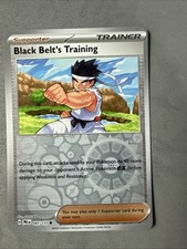 Pokemon TCG * SV Prismatic Evolutions * 97/131 Black Belt's Training REVERSE* NM