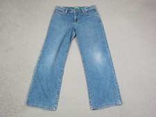 Vintage Old Navy Jeans Boys Youth 12 Husky Blue Loose Fit Ample Straight Baggy