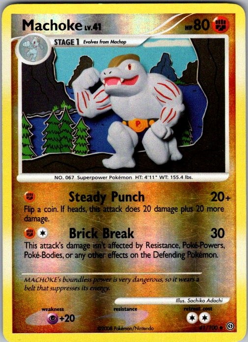 Machoke Uncommon Stormfront 41/100 MP